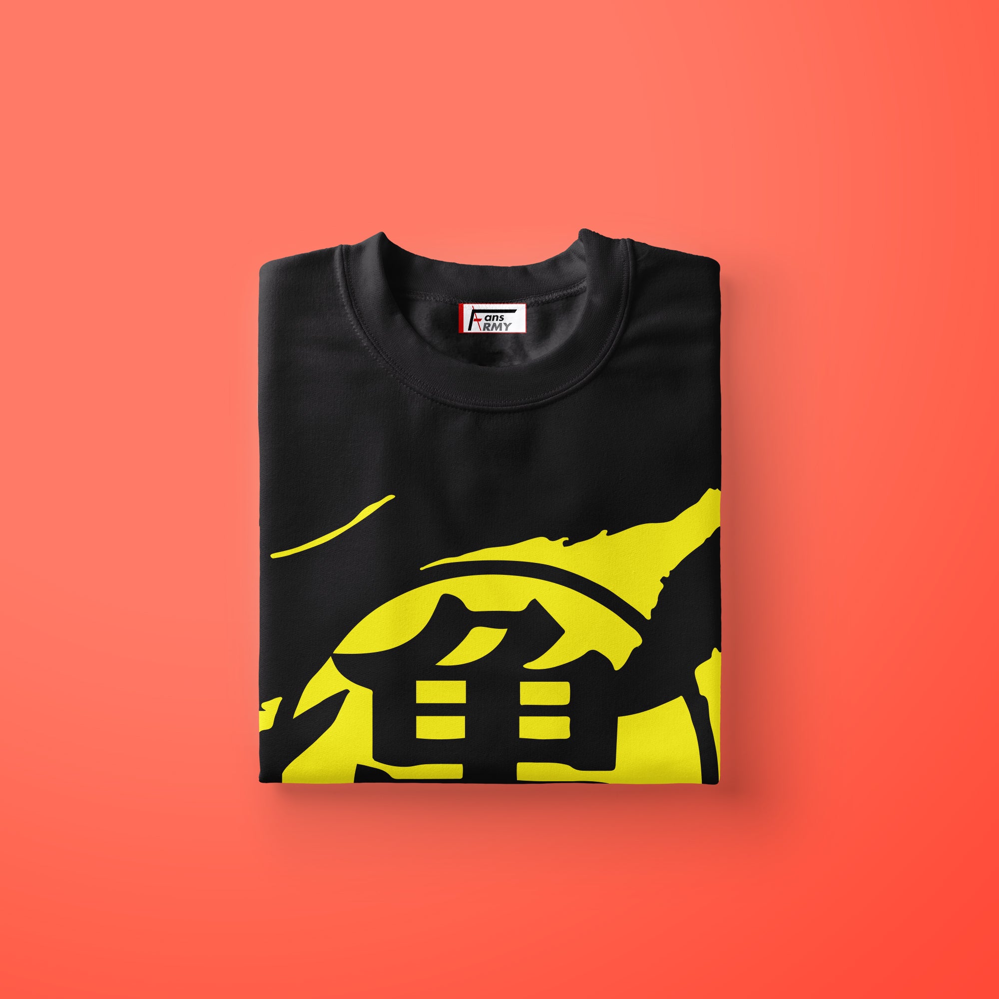 Camiseta preta Goku Kanji