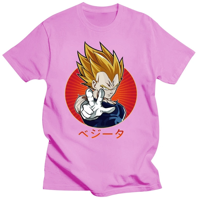 Camiseta Anime Dragon Ball - Majin Vegeta | Camiseta Unisex Dragon Ball Z: Majin Vegeta, la Explosión del Orgullo