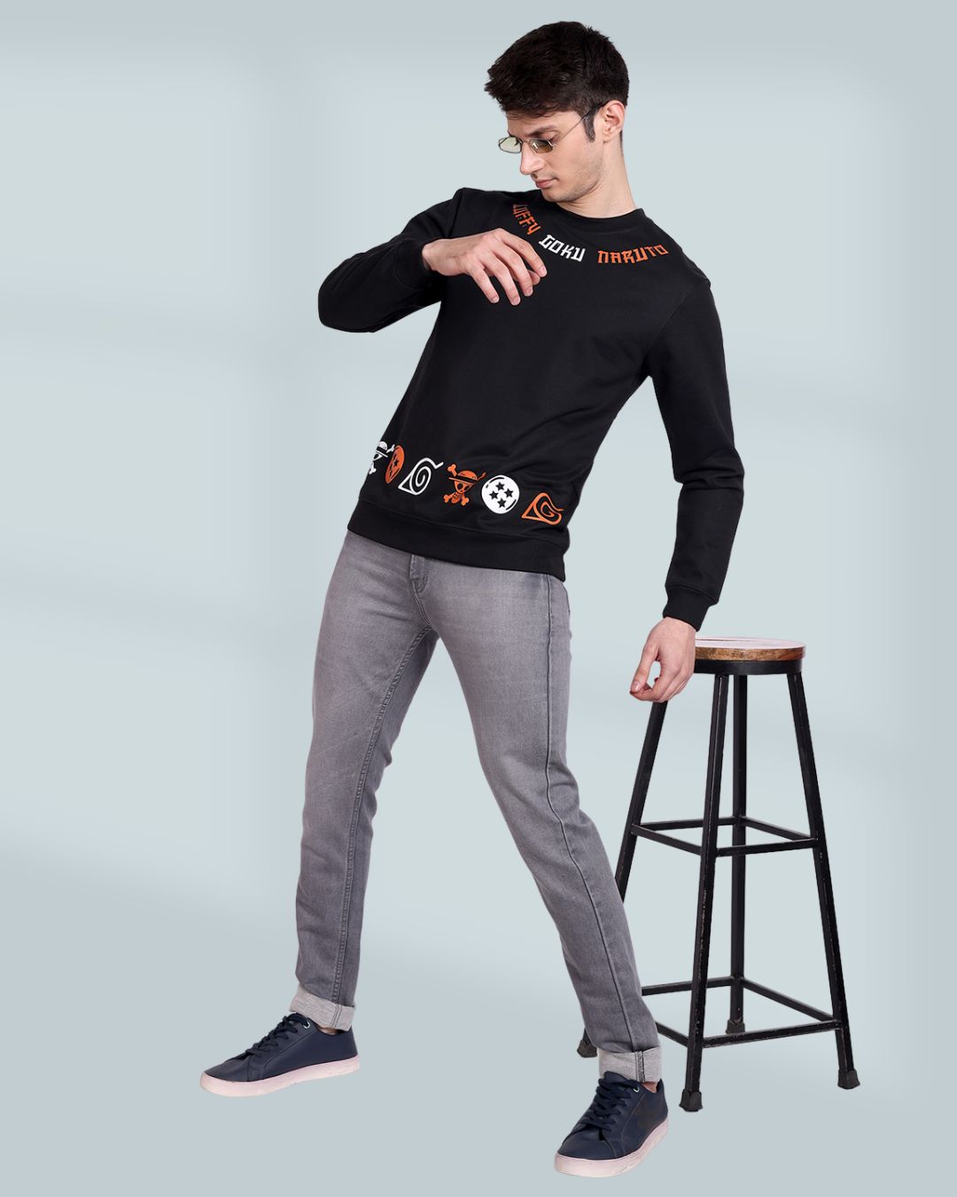 Naruto Luffy Goku Moletom