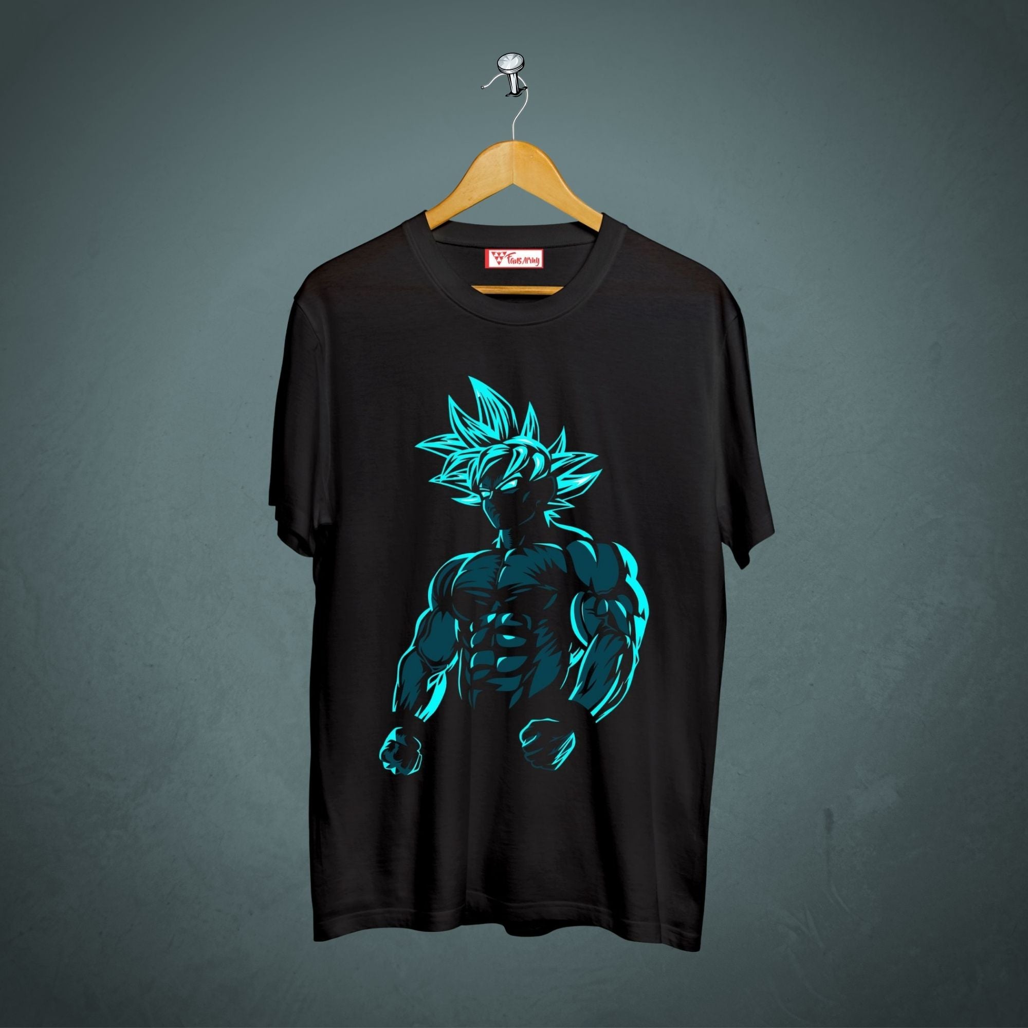 Combinação de regata e camiseta Goku Power Mode