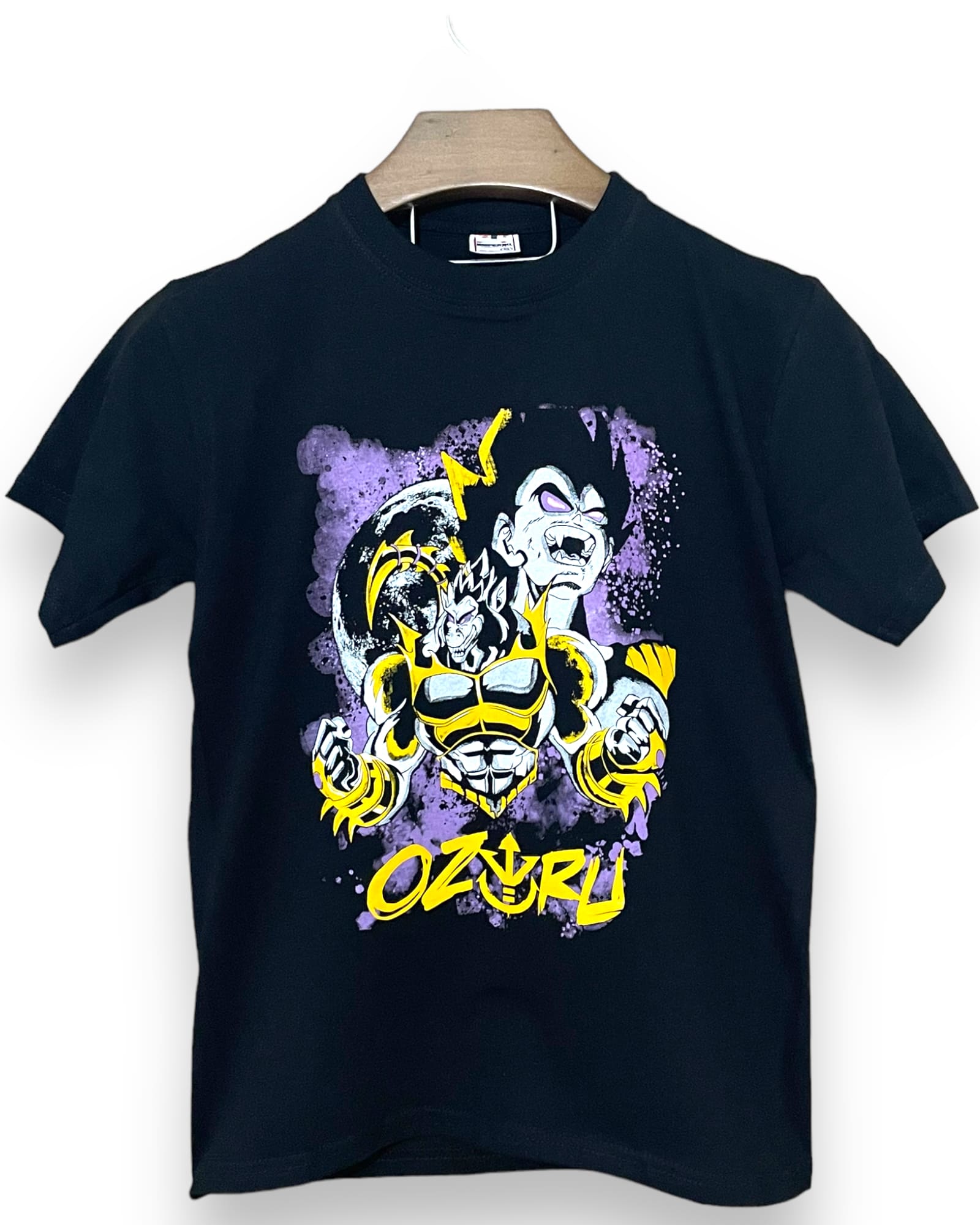 Camiseta Hombre Dragon Ball Z Vegeta Gorila Negra