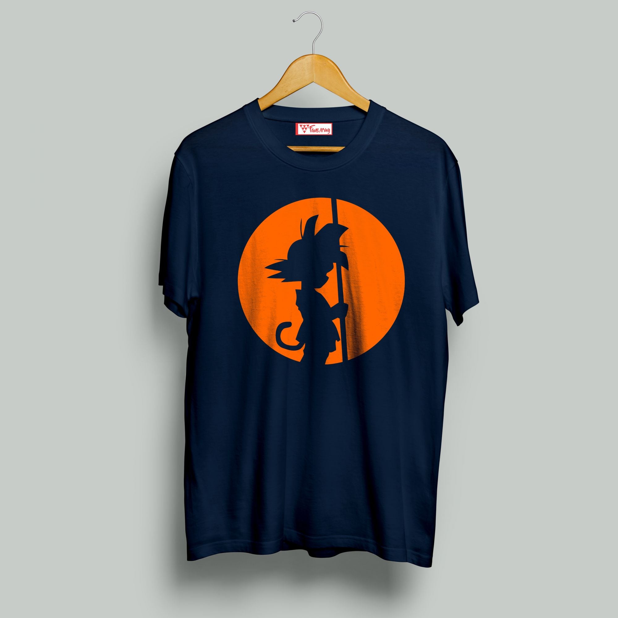 Camiseta da Marinha do Pequeno Goku