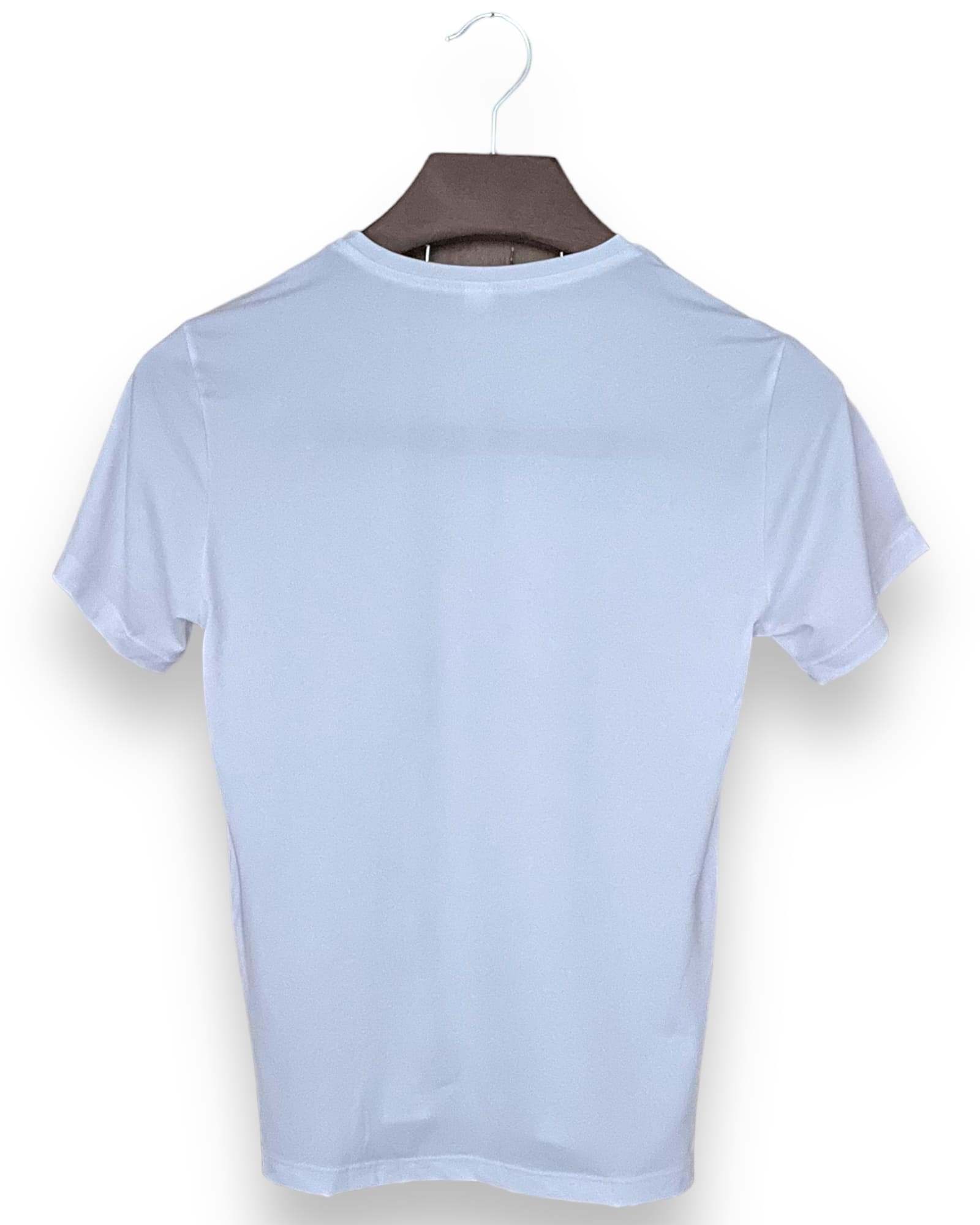 Camiseta Hombre Dragon Ball Z Goku y Vegeta Blanca