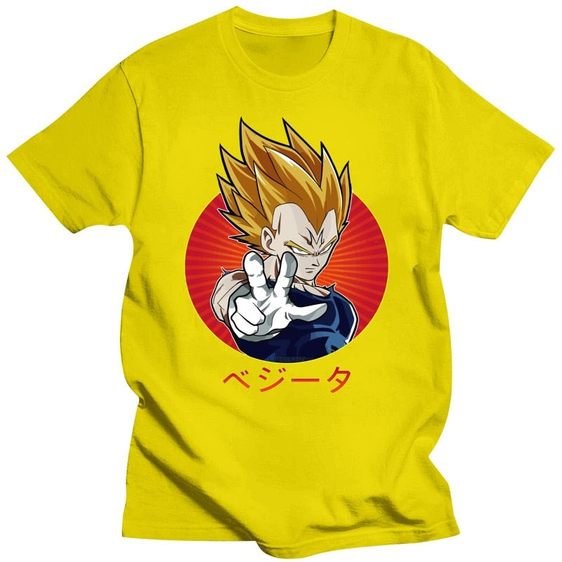 Camiseta Anime Dragon Ball - Majin Vegeta | Camiseta Unisex Dragon Ball Z: Majin Vegeta, la Explosión del Orgullo
