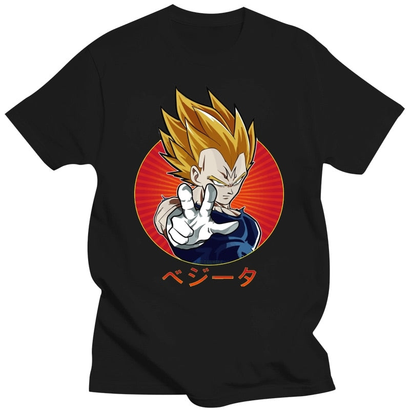 Camiseta Anime Dragon Ball - Majin Vegeta | Camiseta Unisex Dragon Ball Z: Majin Vegeta, la Explosión del Orgullo