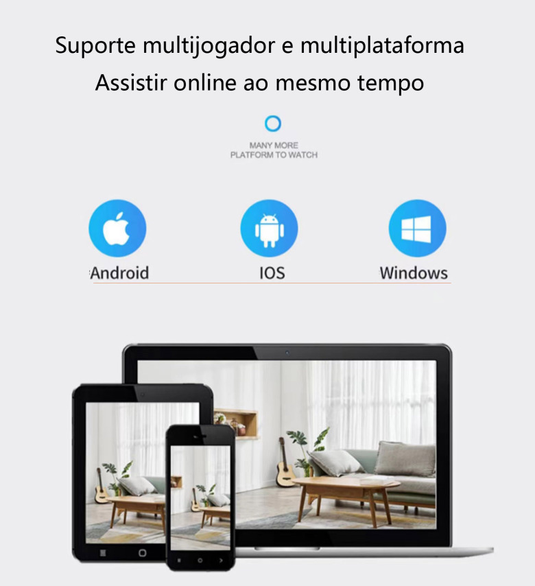 Câmera de vigilância residencial colorida Ultra HD