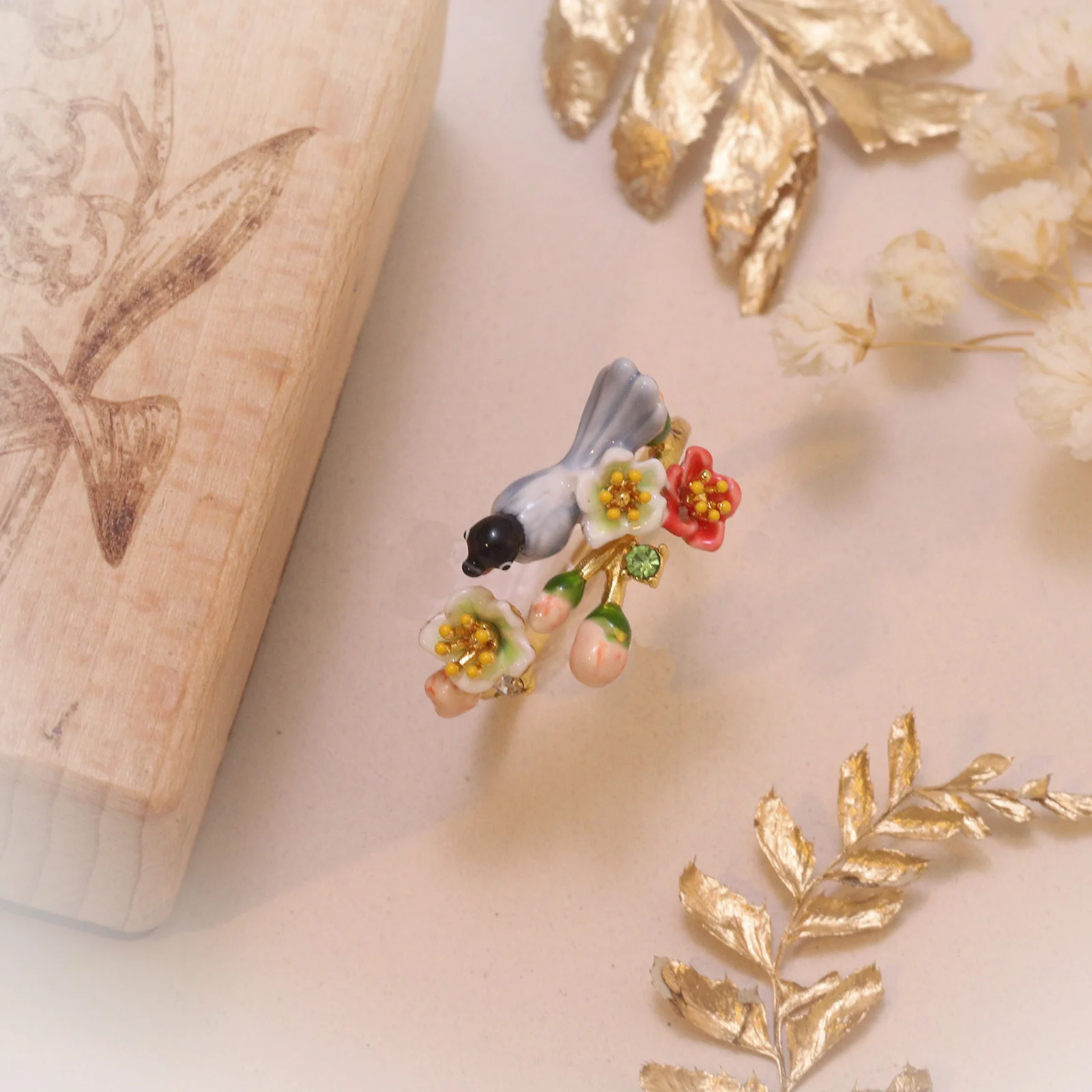 Enamel Garden Ring