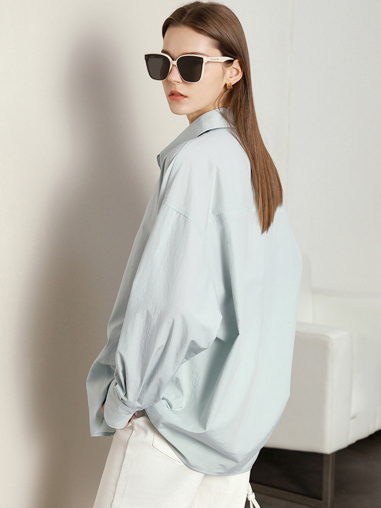 kun buzu weight Amii Minimalism Women Shirts Office Lady Blouse For Women Loose Solid Elegant Blusas Ladies Clothing Casual Female Tops 12230012