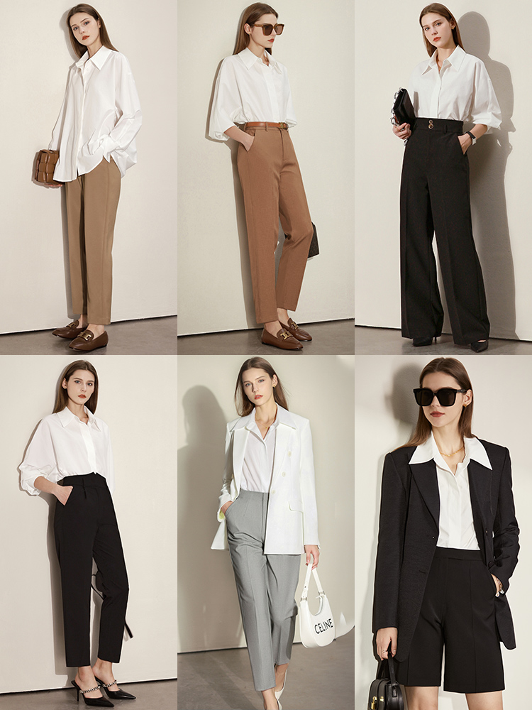 tax weight Amii Minimalism Women Shirts Office Lady Blouse For Women Loose Solid Elegant Blusas Ladies Clothing Casual Female Tops 12230012