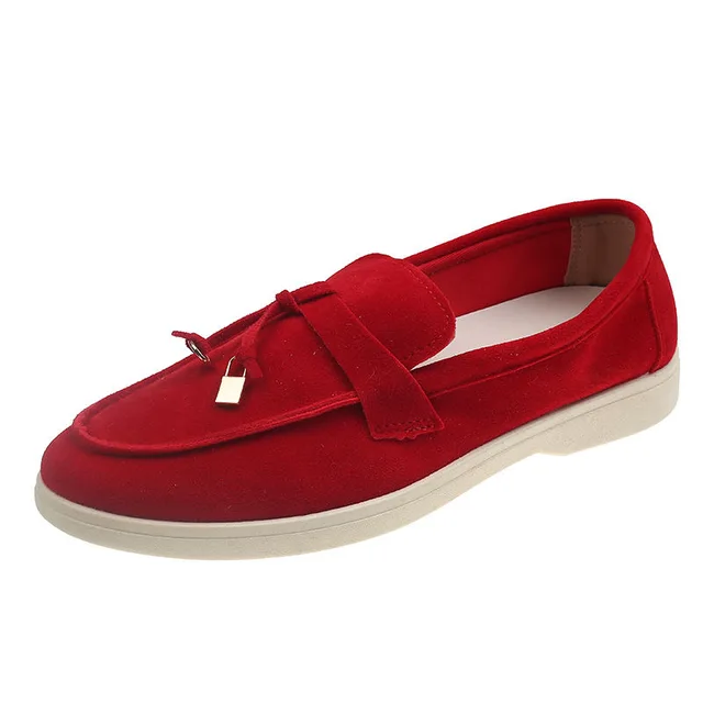 New Spring Women's Sneakers Flat Casual Shoes Slip On Ladies Loafers Plus Size 43 Vulcanized Shoes Walking Sneaker