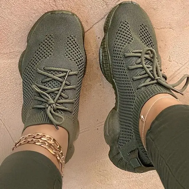 Women Casual Shoes Fashion Breathable Walking Mesh Flat Shoes Woman White Sneakers Women 2023 Tenis Feminino Female Shoes